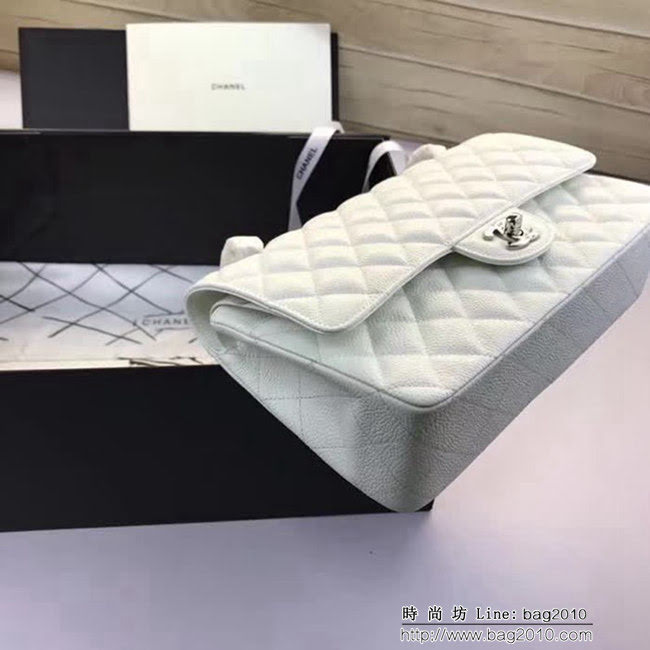 香奈兒CHANEL 升級版A1112全新經典小羊皮金銀鏈條單肩斜挎包 DSC1737